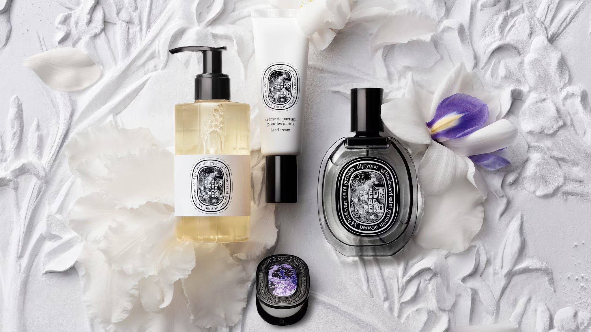 香水(ユニセックス) diptyque fleur de Peau pink diptyque fleur de Peau ユニセックス香水 de Peau diptyque (フルール