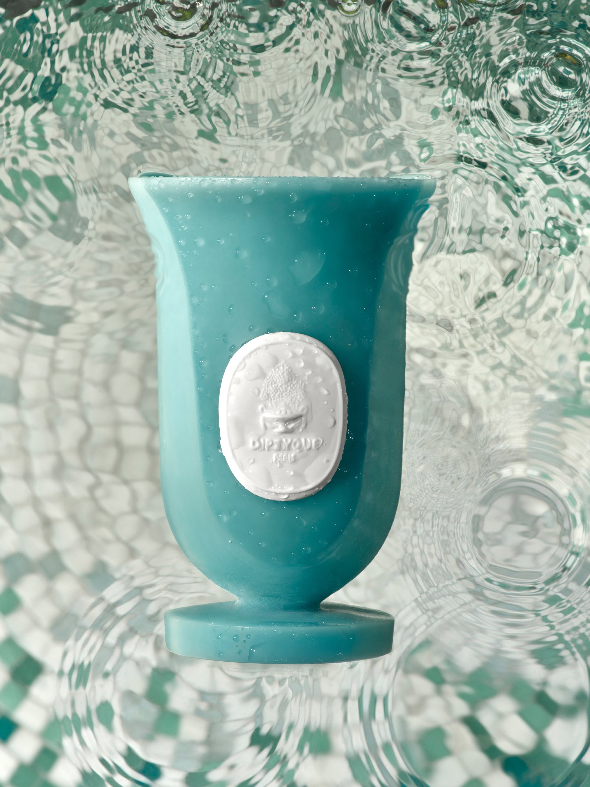 diptyque 花瓶 フラワーベース ブルー フラワーベース ウォーターガーデン ブルー - スモール – Diptyque Paris