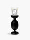 Black Column candle holder - For classic candles