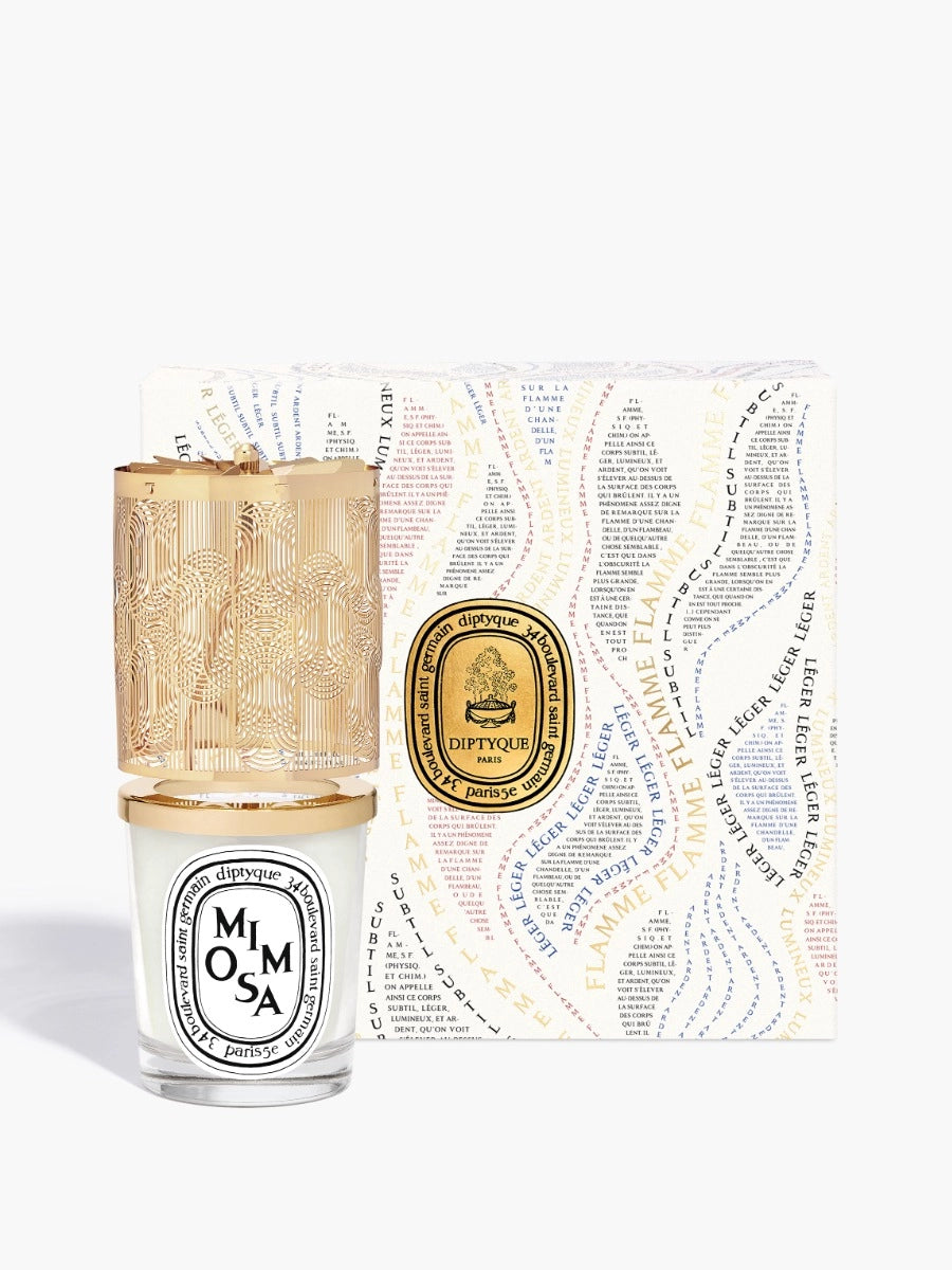 Holiday Lantern - Mimosa candle set