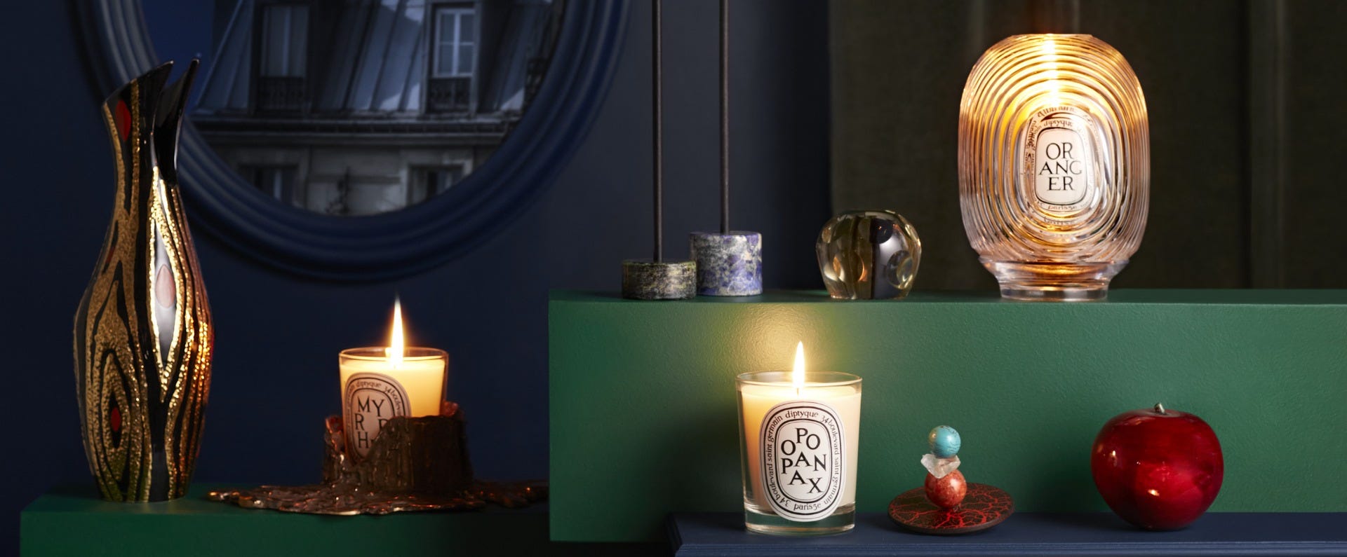 キャンドルスタンド バジル - クラシック キャンドル用 – Diptyque Paris