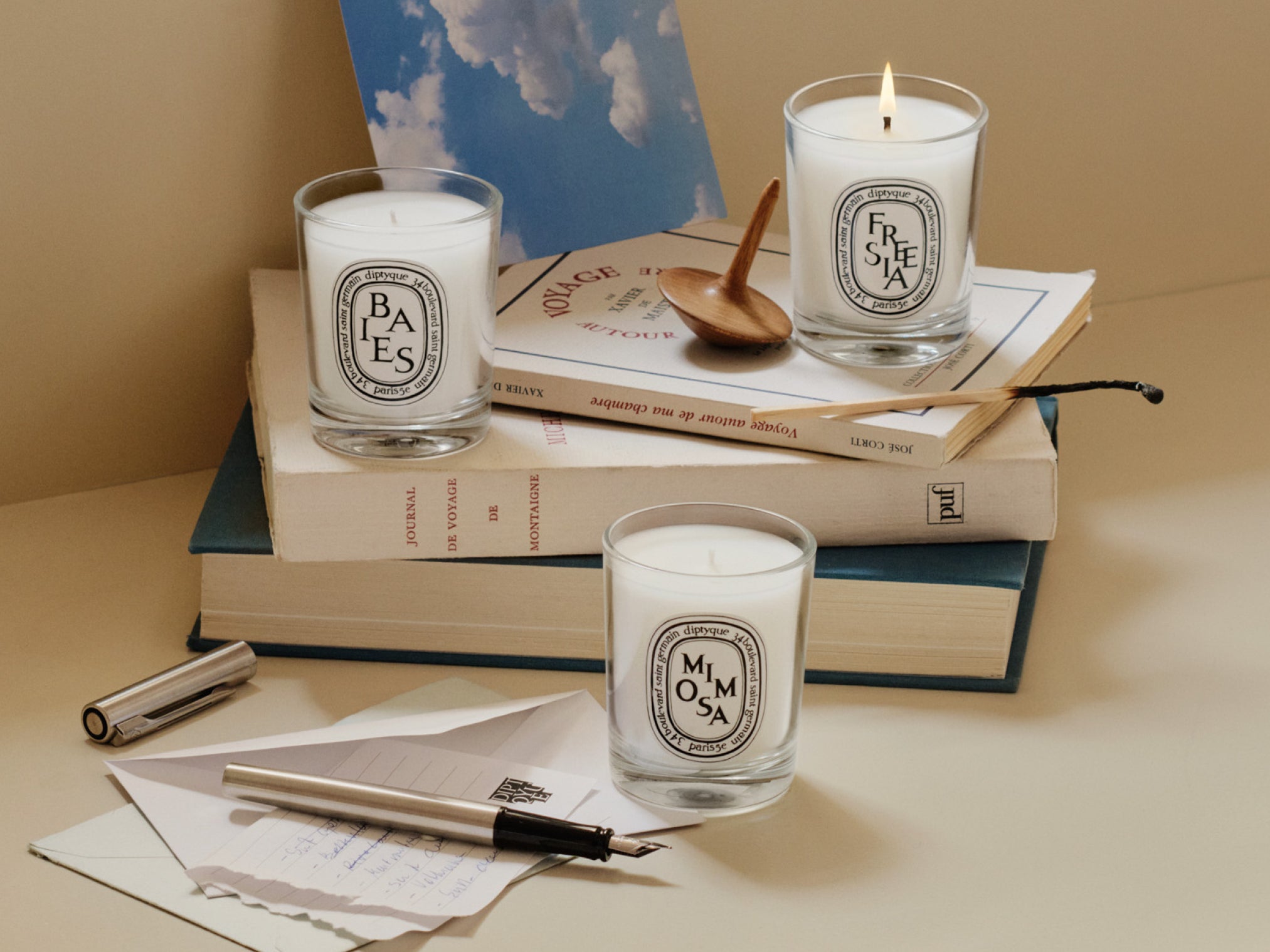 キャンドルホルダー オーバル - テーパーキャンドル用 – Diptyque Paris