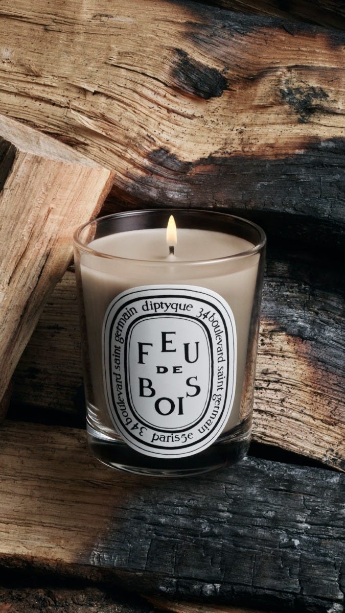 Feu de Bois（フドブワ） - スモールキャンドル – Diptyque Paris