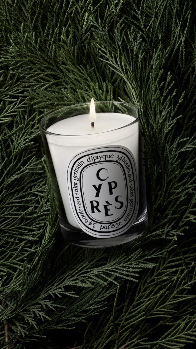 新品未開封 DIPTYQUE フレグランスキャンドル CYPRES 190g Cyprès（シプレ） - スモールキャンドル – Diptyque Paris